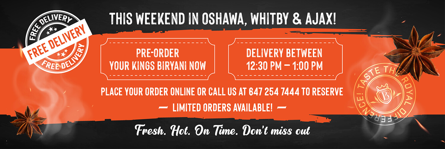 Kings Biryani Contact us